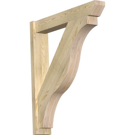 Ekena Millwork Funston Slat Rough Sawn Outlooker, Douglas Fir, 6"W x 34"D x 38"H OUT06X34X38FST06RDF